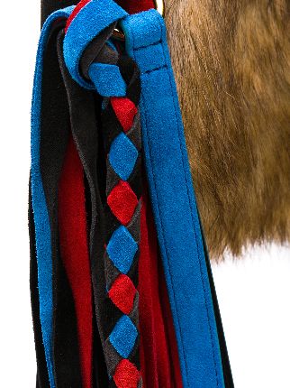 SACAI TASSEL FURRY LTHR CLTCH展示图