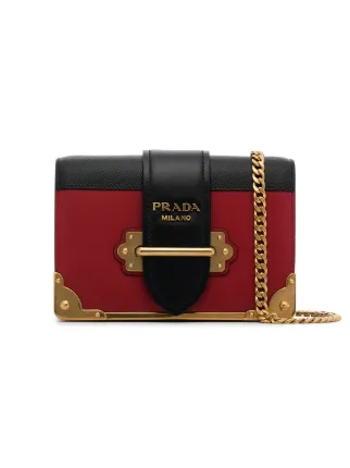 prada black red bag