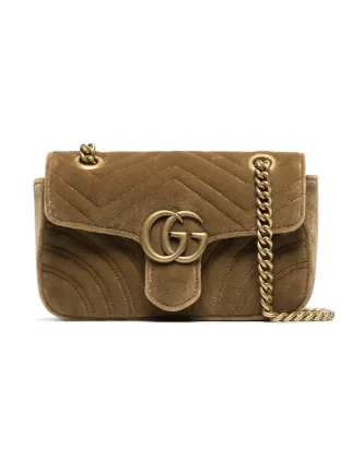 gucci quilted velvet bag