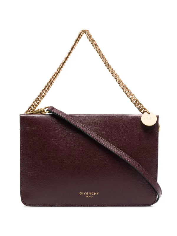 burgundy leather cross body bag