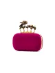 Alexander McQueen clutch rígido con detalles