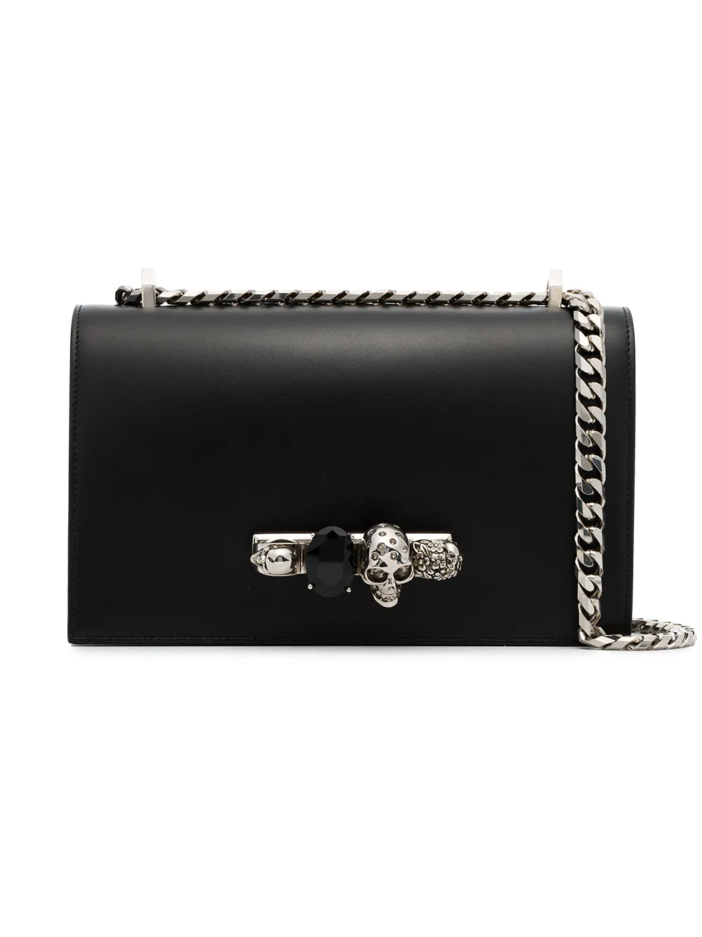 Alexander McQueen Knuckle Duster Satchel Bag - Farfetch