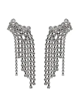 Isabel Marant Jewellery Designer Brands Farfetch Crystal Drop Chandelier Earrings