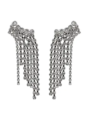 Isabel Marant Jewellery Designer Brands Farfetch Isabel Marant Crystal Drop Chandelier Earrings