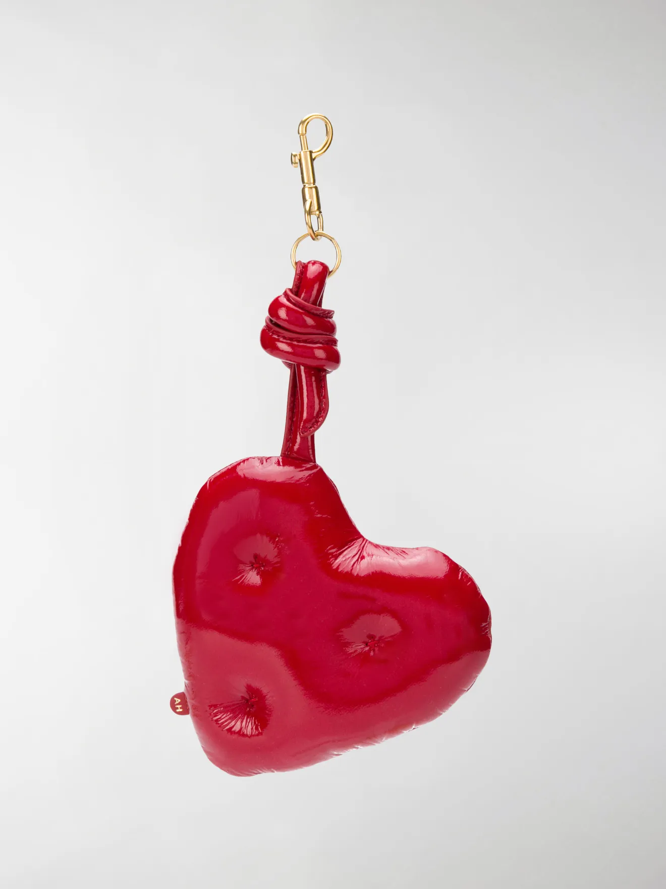 Anya Hindmarch red chubby heart bag charm red MODES