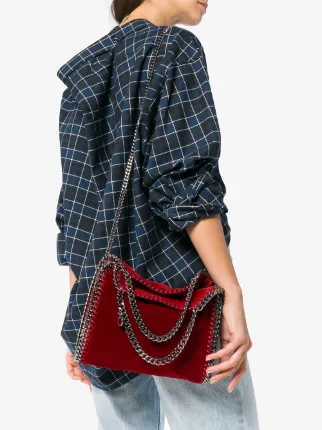 Red de terciopelo Mini bandolera Stella Mccartney Falabella 5Tnzx