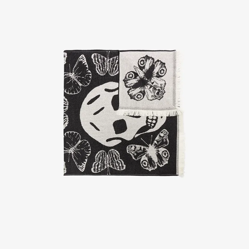 ALEXANDER MCQUEEN ALEXANDER MCQUEEN OVERSIZED METAMORPHOSIS SCARF,5259723200Q12968406
