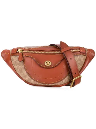 Coach Zip Front Snap Belt Bag Farfetch Coach Zip Front Snap Belt Bag