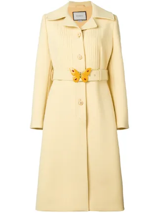 gucci yellow coat