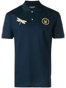 Alexander McQueen Polo Shirts – Polos – Farfetch dragonfly and skull patch polo shirt