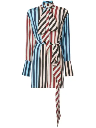 Dvf Diane Von Furstenberg Striped Shirt Dress Farfetch Dvf Diane Von Furstenberg Striped Shirt Dress