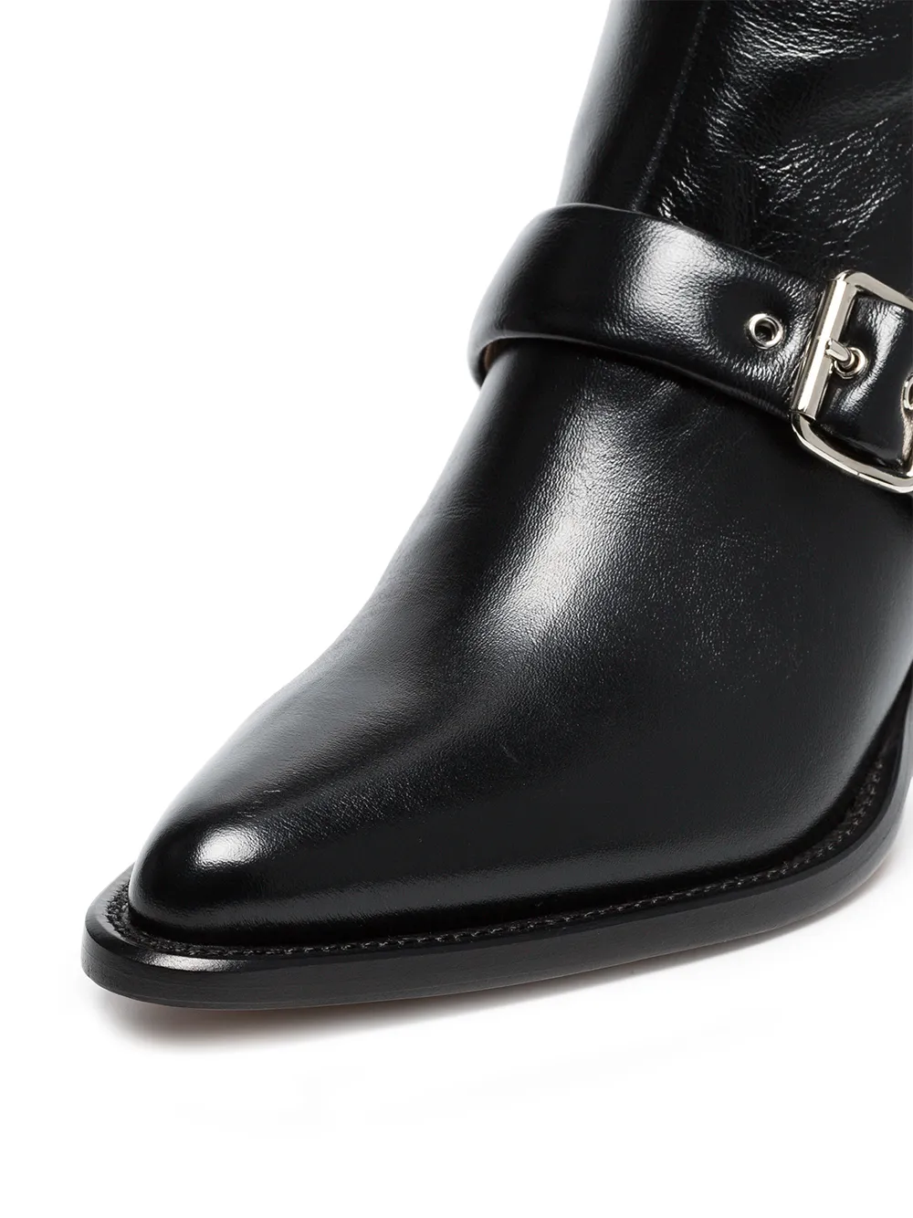 Chloé black over the knee 80 leather boots Zwart