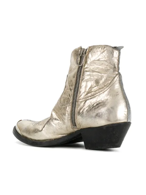 silver cowboy booties
