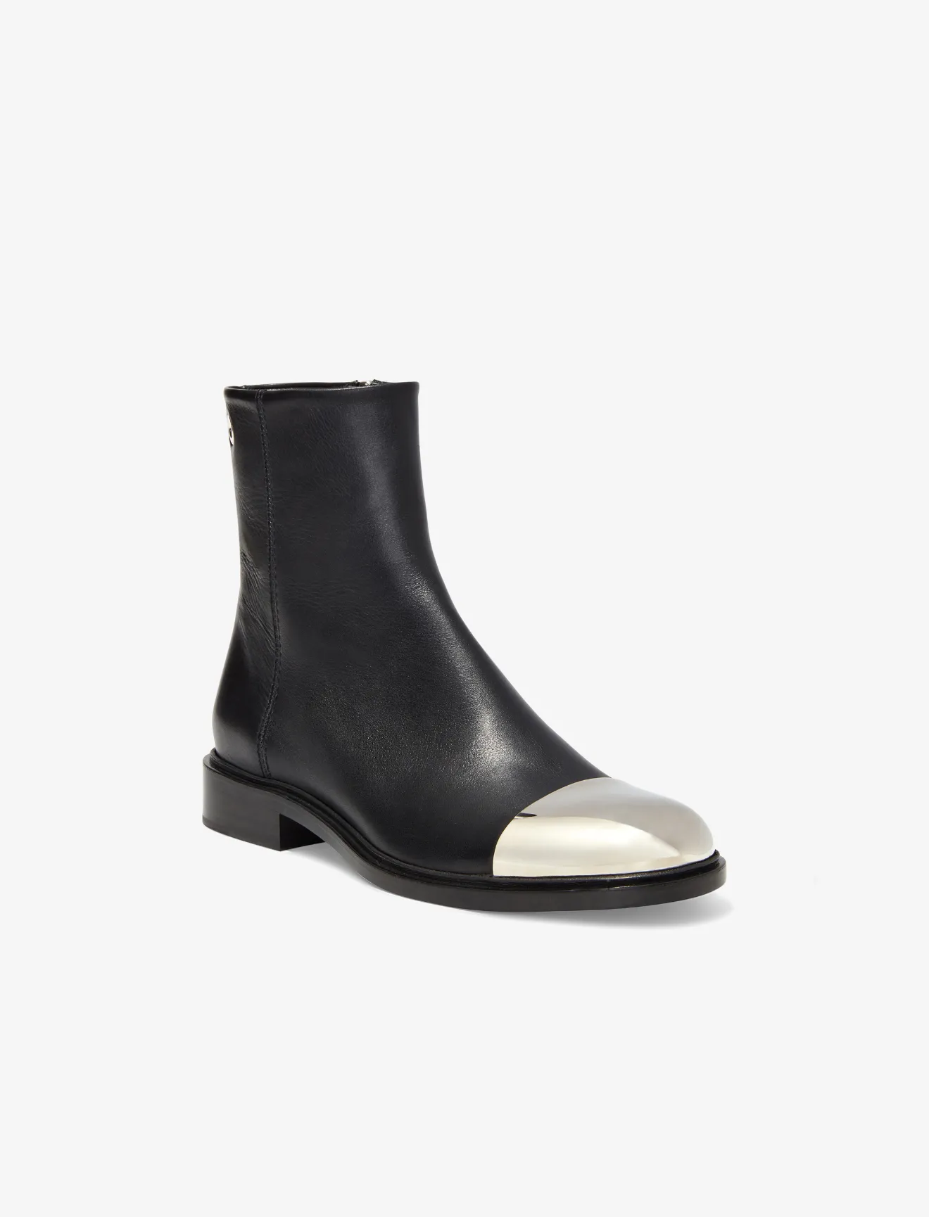 metal cap toe boots