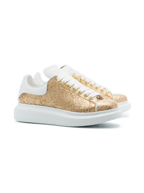 alexander mcqueen glitter trainers