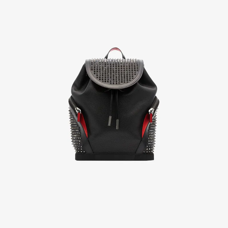 Christian Louboutin multi metal Explorafunk spike embellished backpack