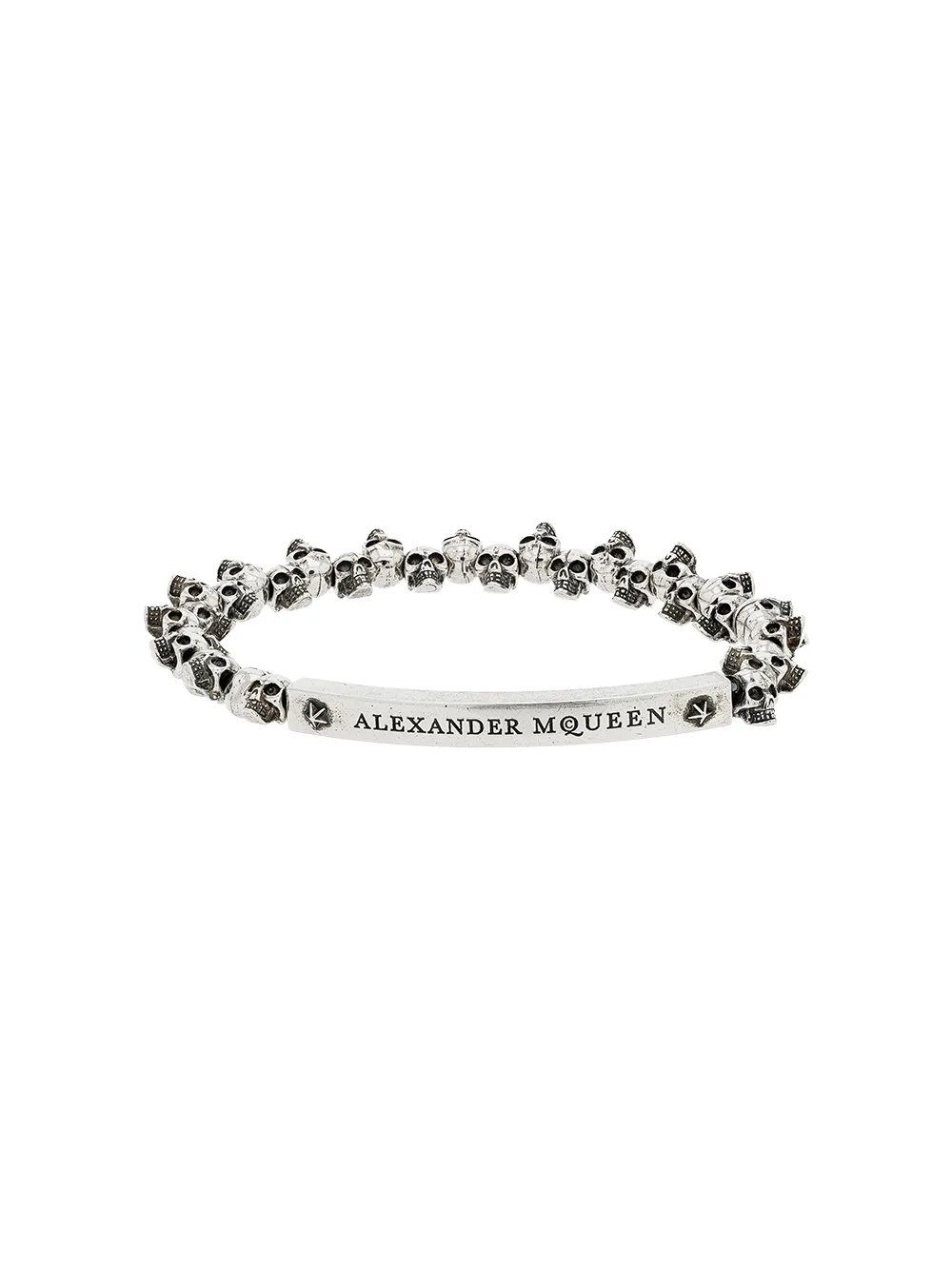 silver mini skull bracelet