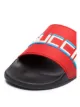 Gucci Poppy Azure Red Pursuit Sandals