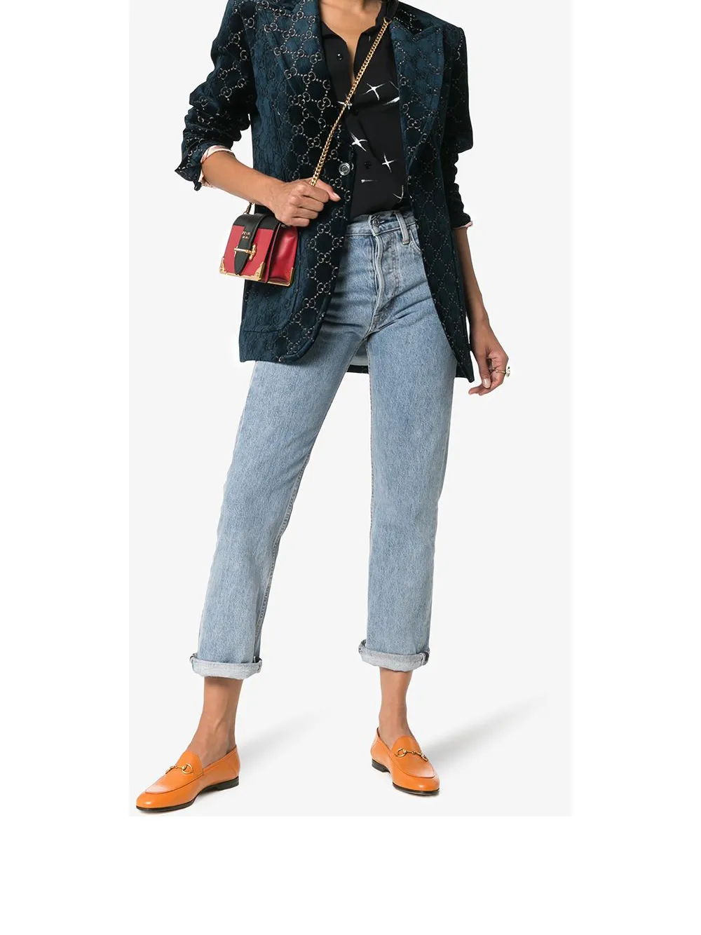 gucci princetown mule cognac