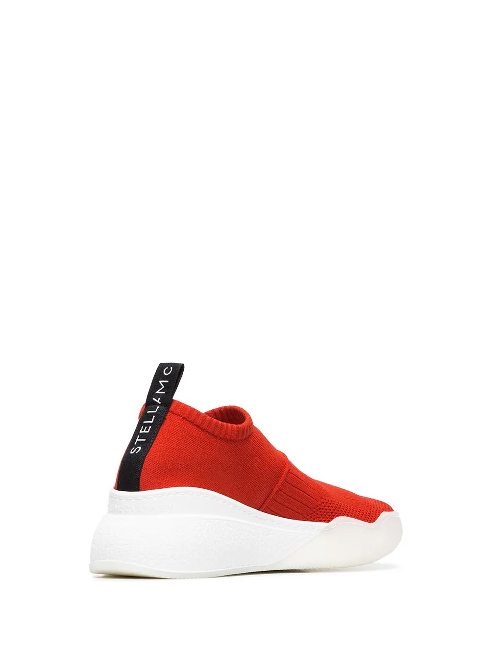 Stella McCartney rode en wit Loop sokken sneakers Rood