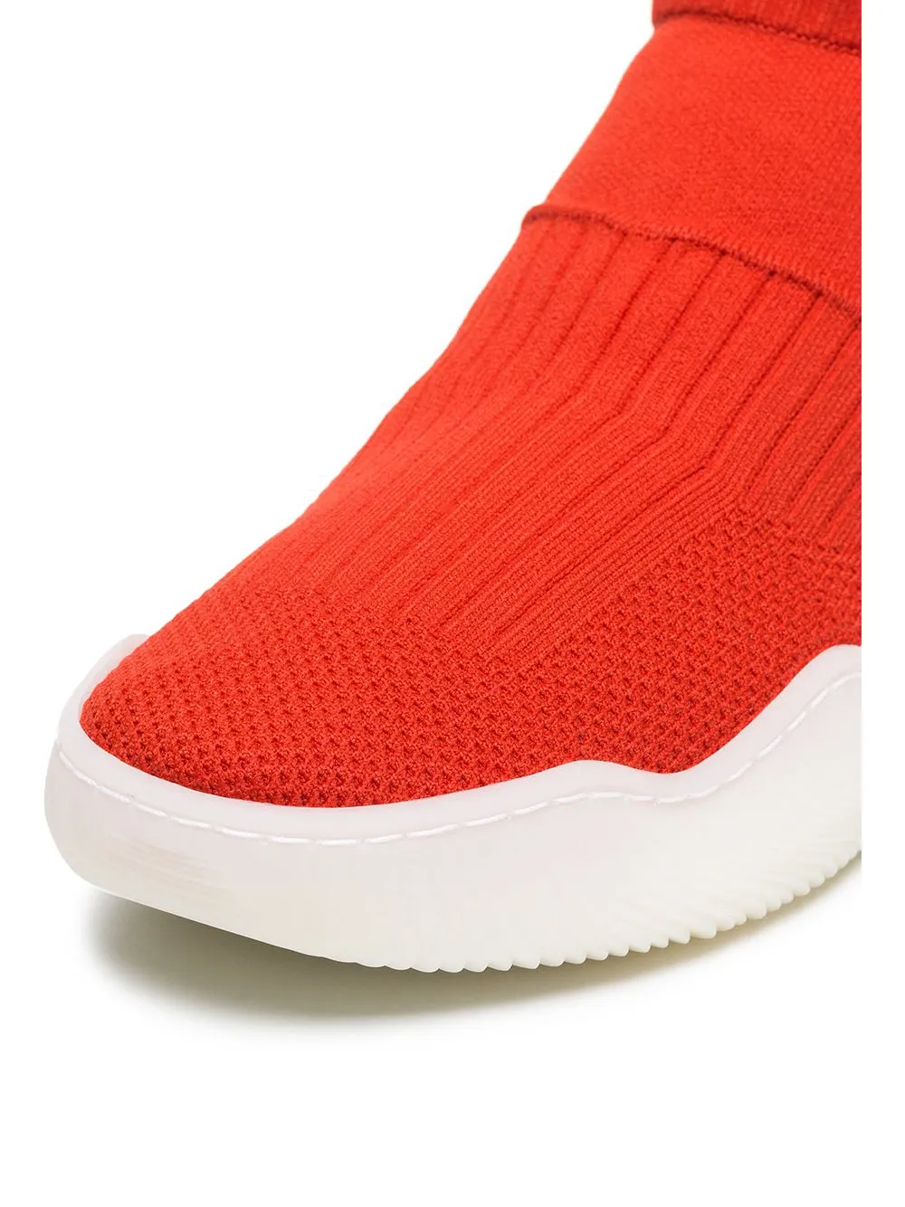 Stella McCartney rode en wit Loop sokken sneakers Rood