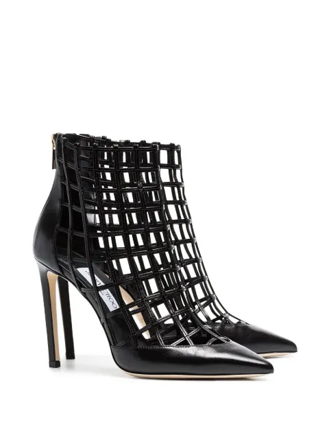 Jimmy Choo Sheldon 100 Caged Heels - Farfetch