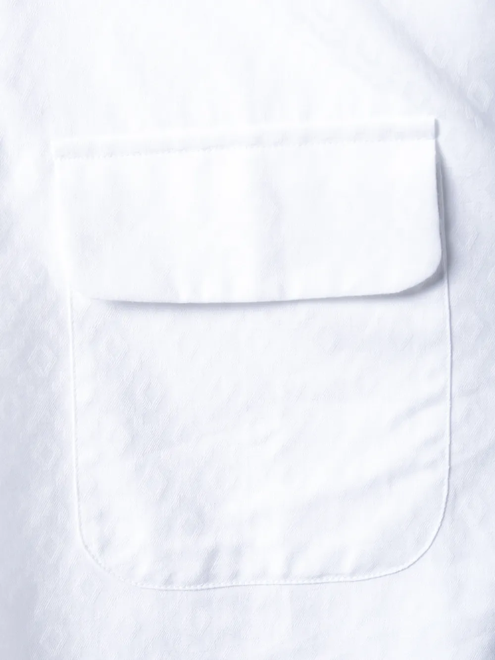 Dell'oglio pointed collar shirt Wit