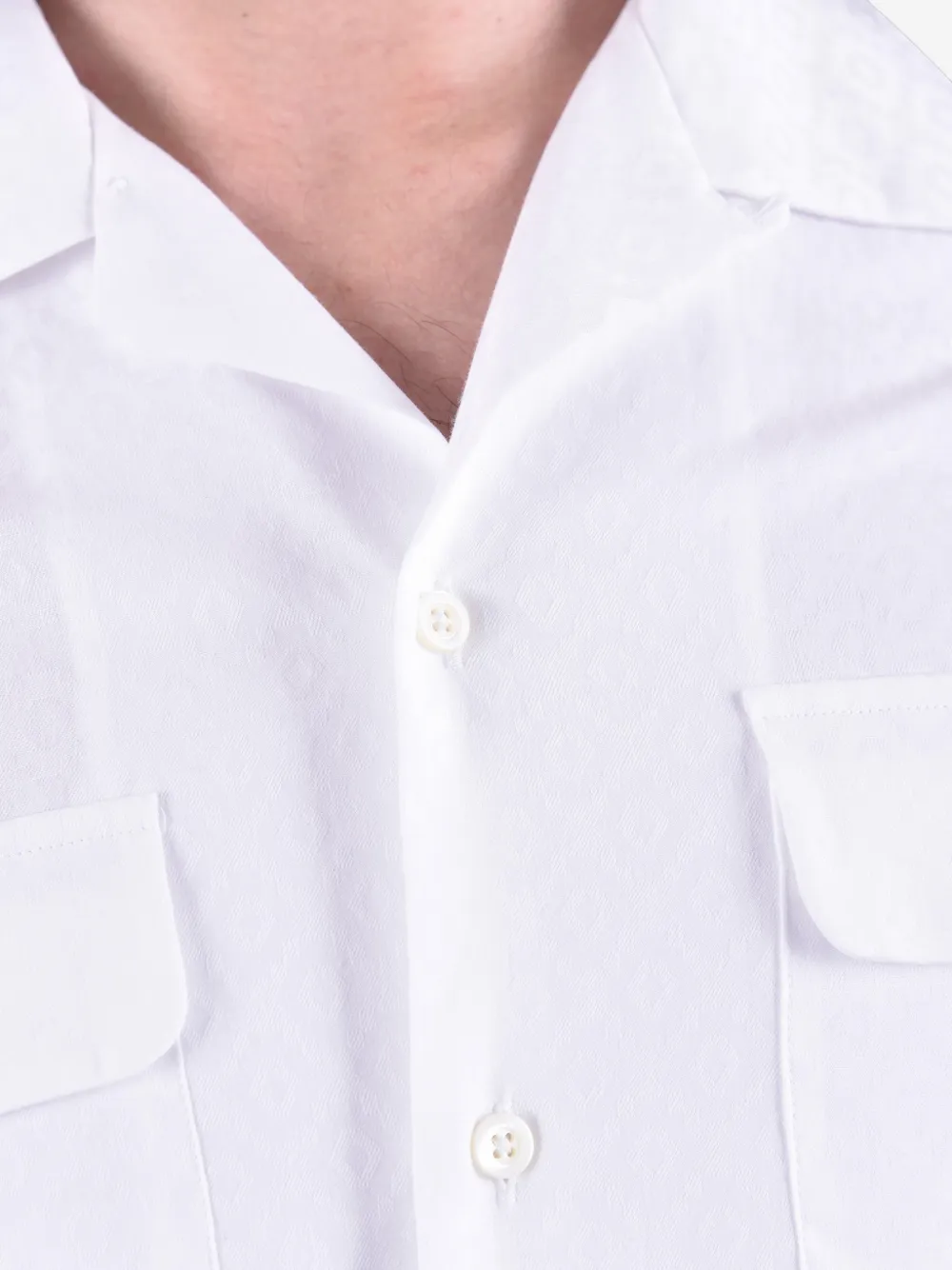 Dell'oglio pointed collar shirt Wit