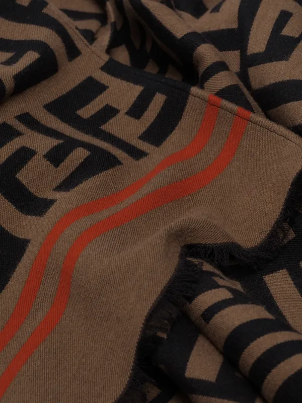 fendi logo shawl