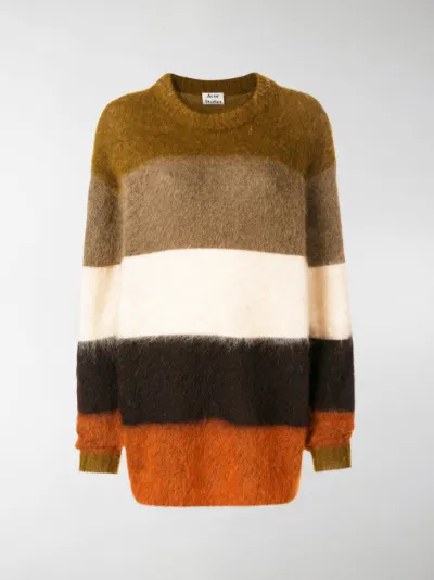 Acne Studios Albah striped wool mohair 