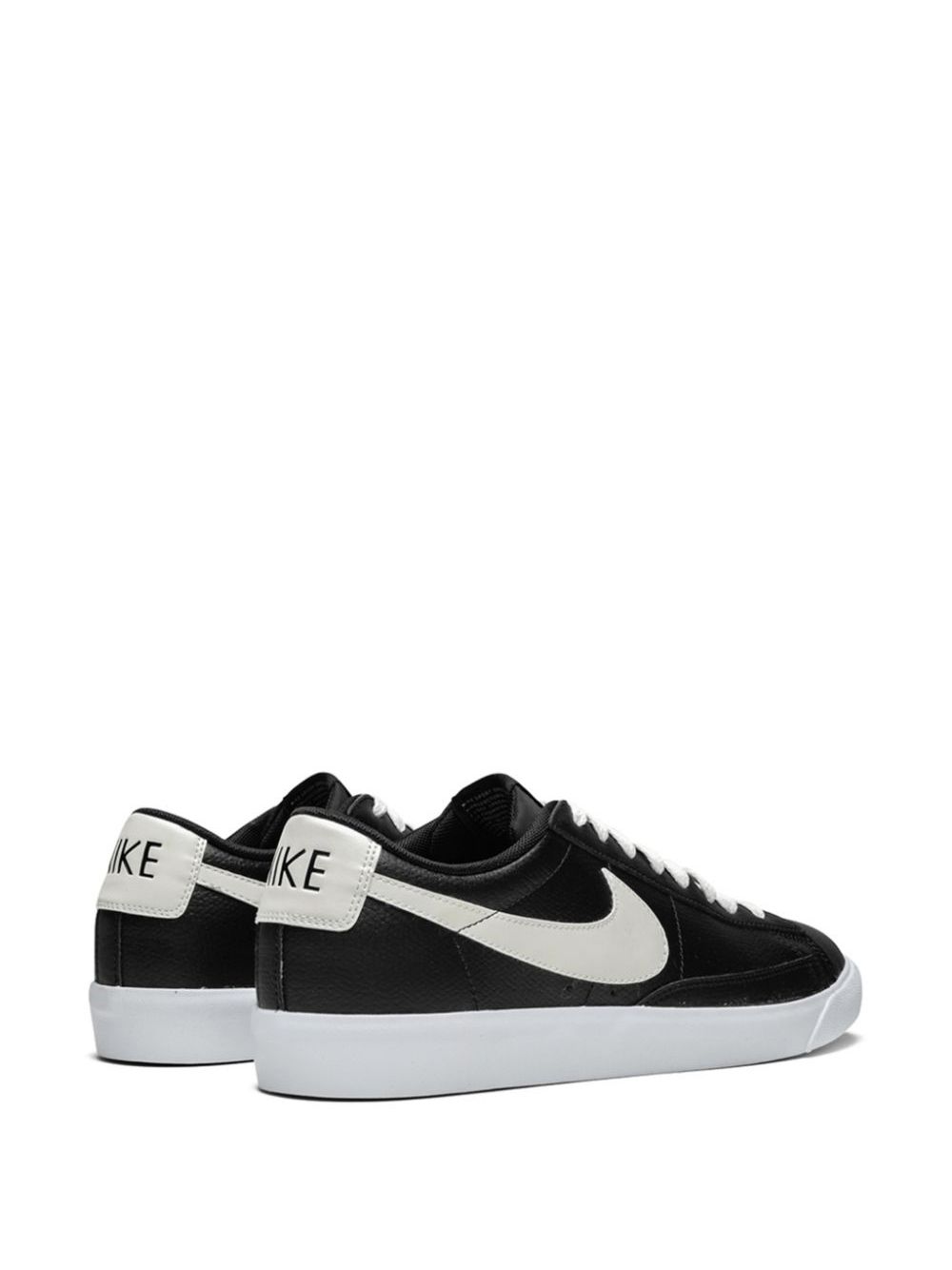 nike blazers low black