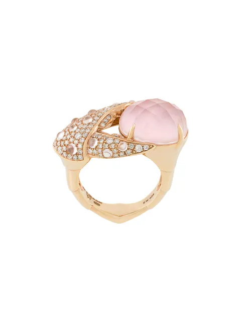 Stephen Webster 18kt rose gold, opal and diamond Crab Pincer Crystal Haze ring