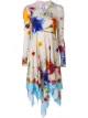 Image 1 of Natasha Zinko floral print asymmetric dress