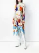 Image 2 of Natasha Zinko floral print asymmetric dress