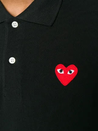 heart motif polo shirt展示图