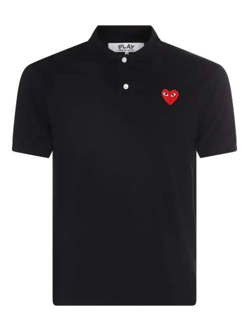 Polo à patch cœur signature - Comme Des Garçons Play - Modalova