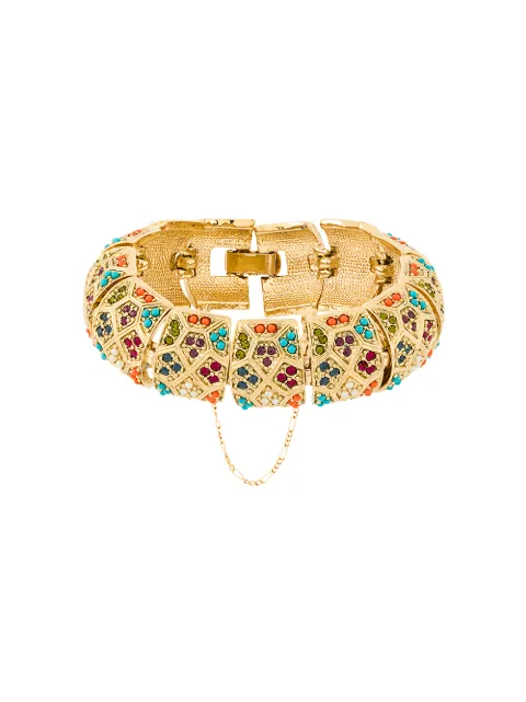 Susan Caplan Vintage 1980s Vintage D'Orlan Colourful Bracelet