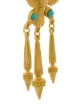 Susan Caplan Vintage 1990s Vintage Elizabeth Taylor Egyptian Earrings