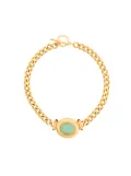 Susan Caplan Vintage 1990s Vintage Elizabeth Taylor Cabochon Necklace - Gold