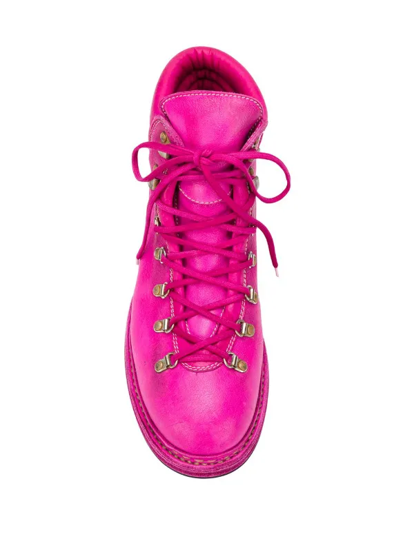 pink walking boots