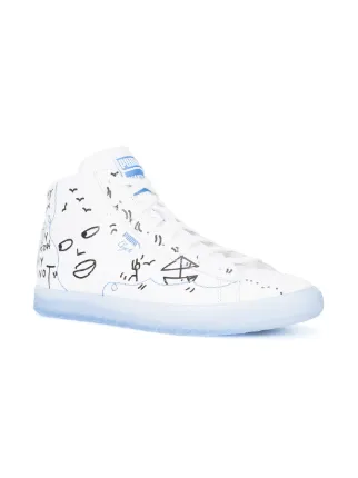 Puma X Shantell Martin Clyde牛皮高帮板鞋展示图