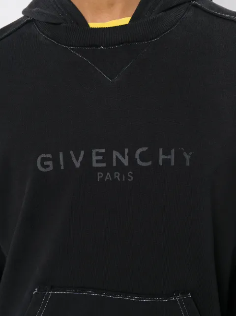 givenchy blurred hoodie