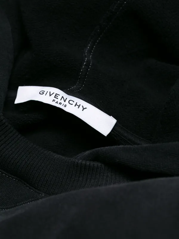 givenchy blurred hoodie