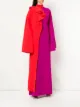 Greta Constantine two tone wide sleeves maxi dress