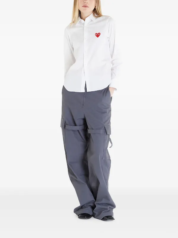 PLAY COMME des GARÇONSシャツ M ホワイト レディース Comme des Garçons PLAY Classic Heart T-Shirt | Saks Fifth Avenue