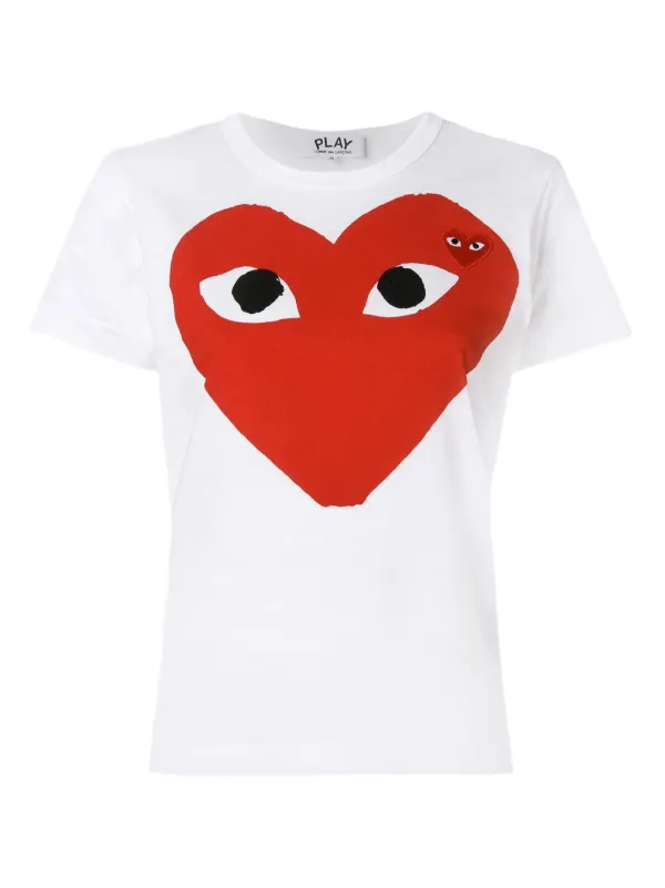 Comme Des Garçons Play ハートロゴ Tシャツ 通販 - FARFETCH