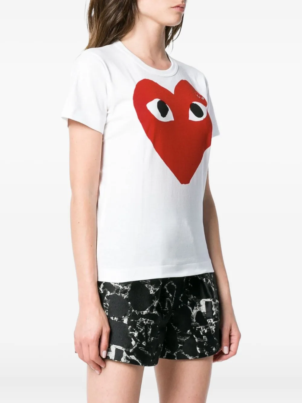 COMME des GARCONS ハートロゴ　Tシャツ COMME des GARCONS ハート ロゴ カットソー (COMME des GARCONS