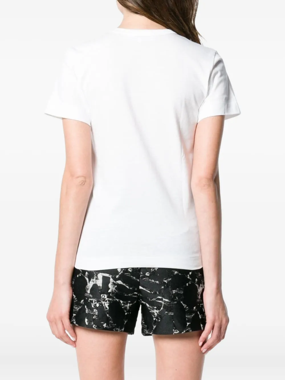 Comme Des Garçons Play heart-eyes T-shirt | White | FARFETCH GE