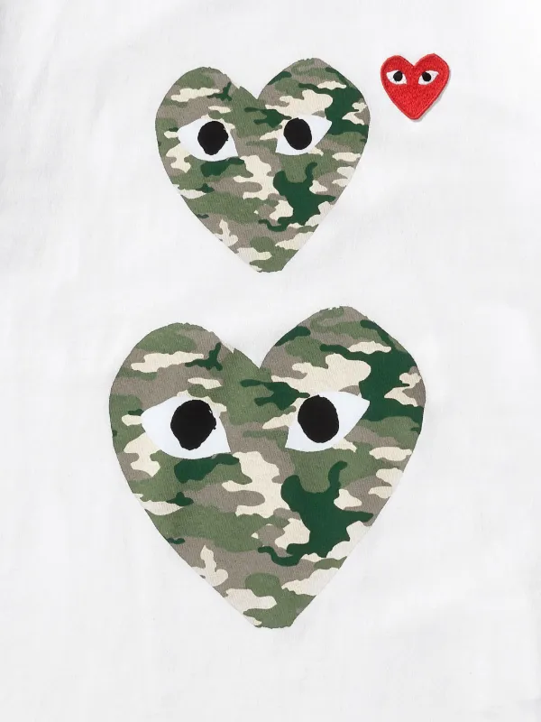 eYe COMME des GARCONS ✖︎ POINTER BRAND Comme des Garcons Play Eyes Logo T-shirt Navy - US