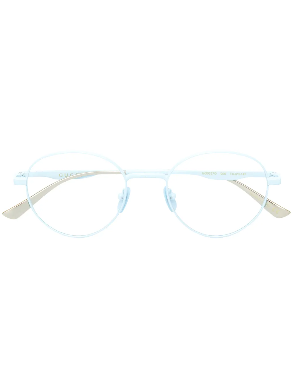 gucci glasses blue frame